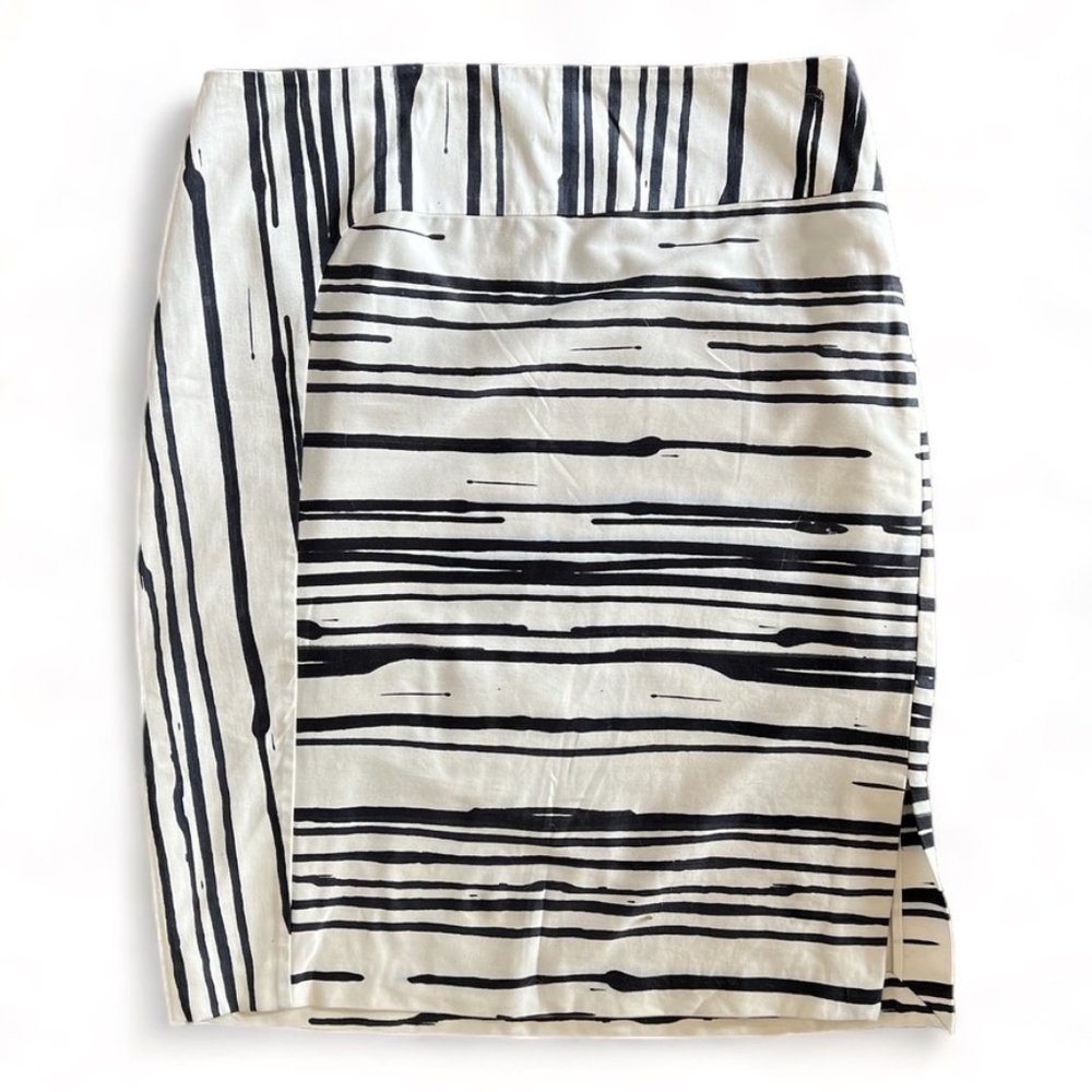 Piazza Sempione Black And White, Knee-length Skirt, Size 42/6